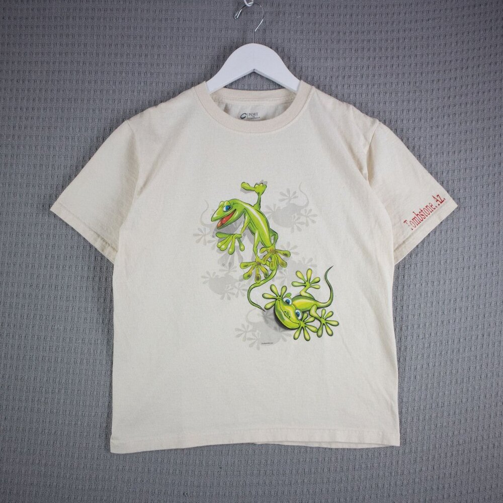 Arizona Y2K Gecko Graphic Tee Youth Size 14 Mens XS